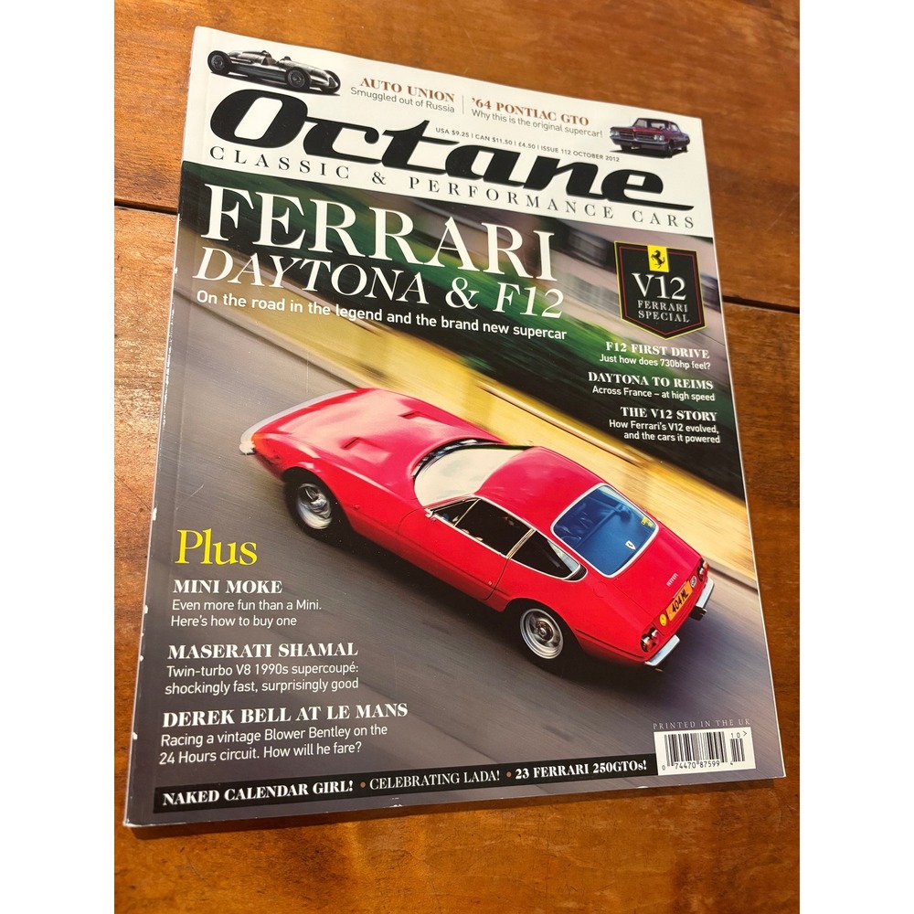 Octane Magazine Issue 112 October 2012 Ferrari Daytona F12 V12 Special GTO